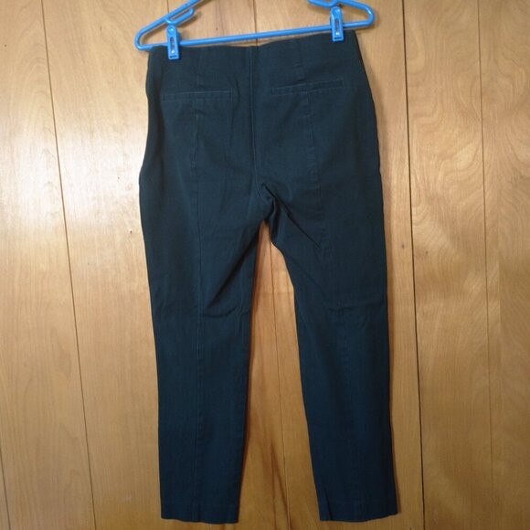 A New Day Women's Size 6 Green Elastic Waist Side Zip Ankle Pants - Picture 6 of 7